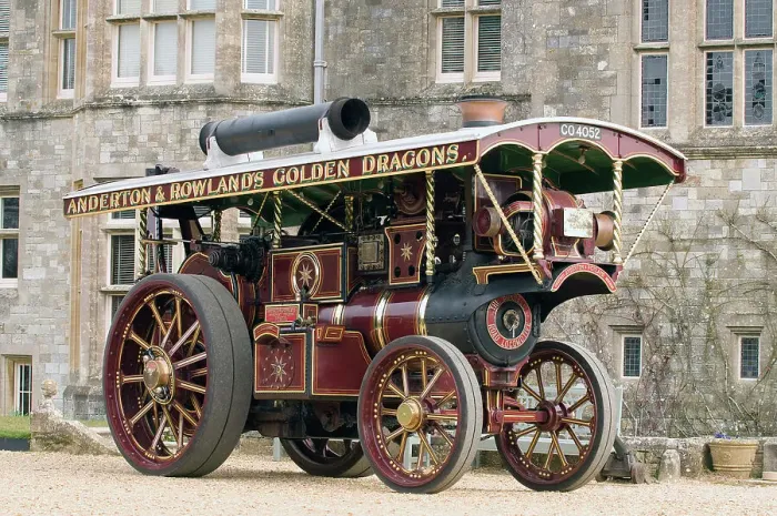 Framed Print : 1921 Burrell Earl Beatty Showman'sTraction engine Framed Print : 1921 Burrell Earl Beatty Showman'sTraction engine