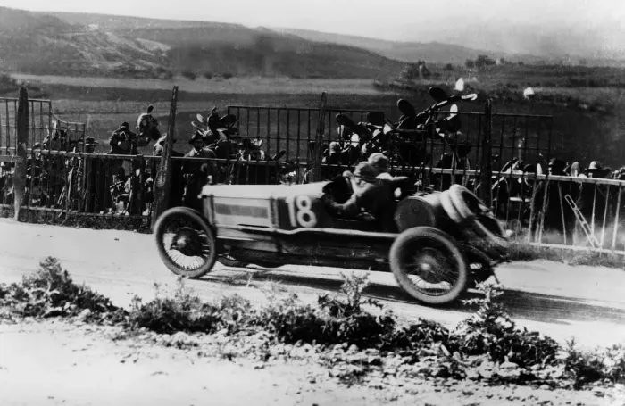 Framed Print : 1922 Ballot, Targa Florio driven by Giulio Foresti. Creator: Unknown Framed Print : 1922 Ballot, Targa Florio driven by Giulio Foresti. Creator: Unknown