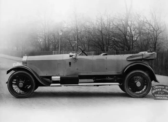 Framed Print : 1922 Rolls-Royce 40 / 50 Silver Ghost with Grosvenor coachwork. Creator: Unknown Framed Print : 1922 Rolls-Royce 40 / 50 Silver Ghost with Grosvenor coachwork. Creator: Unknown
