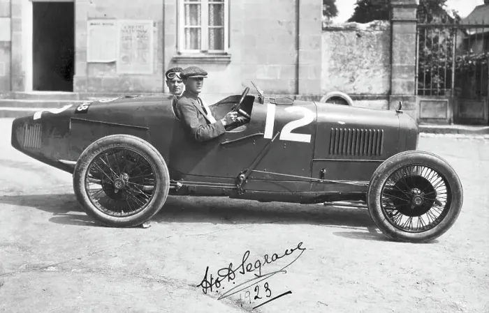Framed Print : 1923 French Grand Prix, Henry Segrave in Sunbeam Framed Print : 1923 French Grand Prix, Henry Segrave in Sunbeam