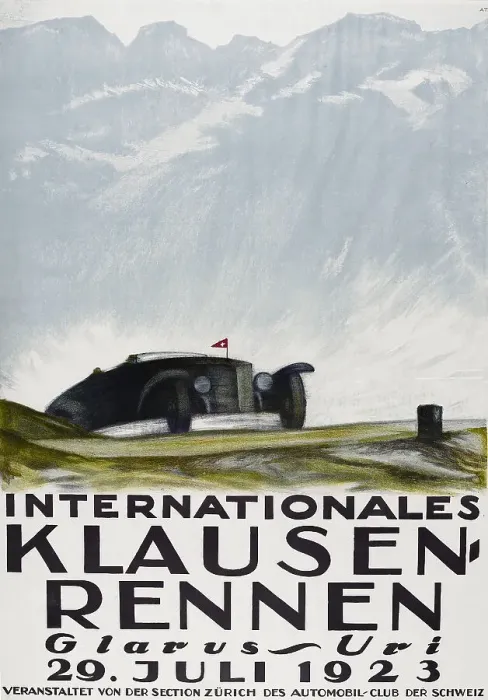 Framed Print : The 1923 Klausenrennen, 1923. Creator: Trieb; Anton (1883-1954) Framed Print : The 1923 Klausenrennen, 1923. Creator: Trieb; Anton (1883-1954)