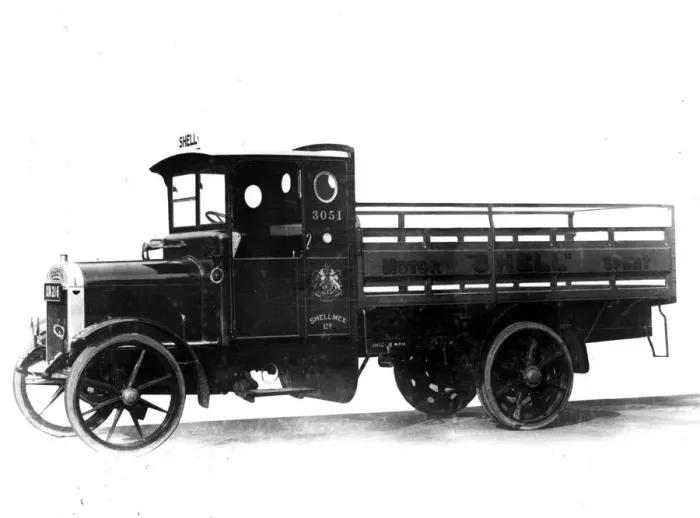 Framed Print : 1924 Thornycroft J type truck. Creator: Unknown Framed Print : 1924 Thornycroft J type truck. Creator: Unknown