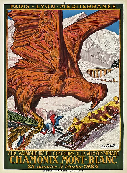 1924 Winter Olympics, Chamonix, 1924. Creator: Matisse, Auguste (1866-1931)