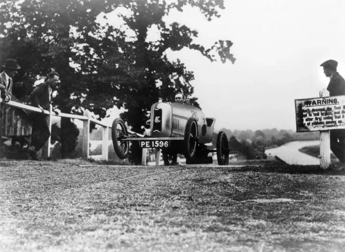 Framed Print : 1925 AC 12-40 on Brooklands test hill. Creator: Unknown Framed Print : 1925 AC 12-40 on Brooklands test hill. Creator: Unknown