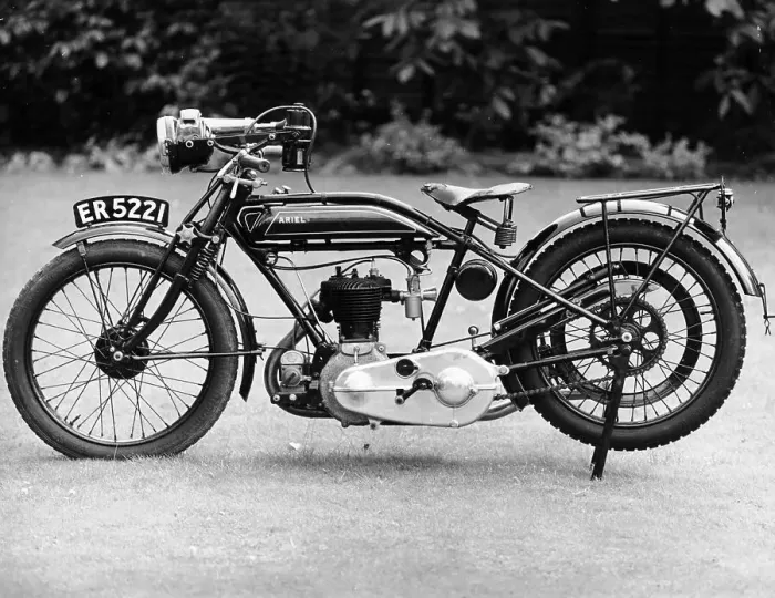 Framed Print : 1926 Ariel motorbike