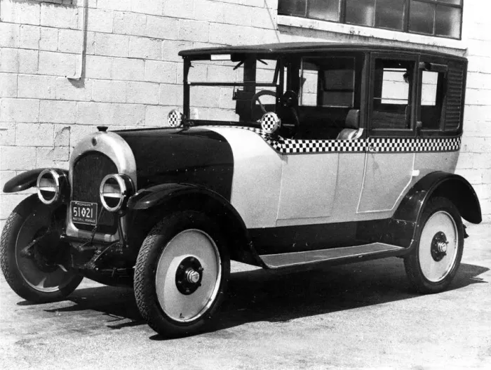 Framed Print : 1926 Checker taxi cab. Creator: Unknown Framed Print : 1926 Checker taxi cab. Creator: Unknown