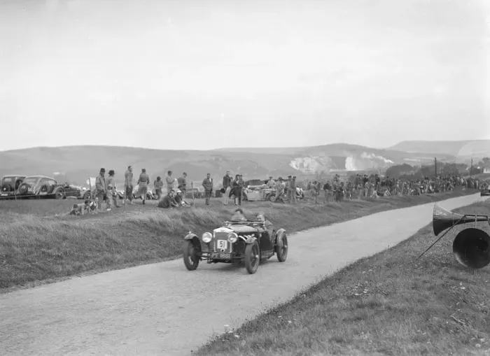 Framed Print : 1926 Frazer-Nash of JG Clarke competing at the Lewes Speed Trials, Sussex, 1938. Artist Framed Print : 1926 Frazer-Nash of JG Clarke competing at the Lewes Speed Trials, Sussex, 1938. Artist