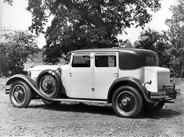 1929 Stutz Straight 8 saloon with coachwork by Weymann. Creator: Unknown