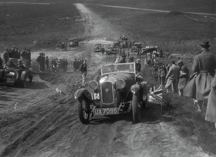 Framed Print : 1930 Salmson competing in a motoring trial, Bagshot Heath, Surrey, 1930s Framed Print : 1930 Salmson competing in a motoring trial, Bagshot Heath, Surrey, 1930s
