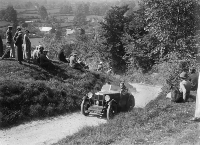 Framed Print : 1931 MG M type taking part in a West Hants Light Car Club Trial, 1930s. Artist: Bill Brunell Framed Print : 1931 MG M type taking part in a West Hants Light Car Club Trial, 1930s. Artist: Bill Brunell