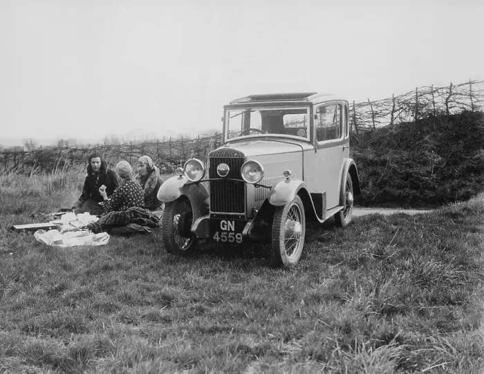 Framed Print : 1931 Triumph Scorpion 2-door saloon, (c1930s?) Framed Print : 1931 Triumph Scorpion 2-door saloon, (c1930s?)