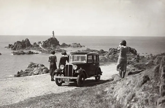 Framed Print : 1932 Standard Little Nine at La Corbiere, Jersey. Creator: Unknown Framed Print : 1932 Standard Little Nine at La Corbiere, Jersey. Creator: Unknown