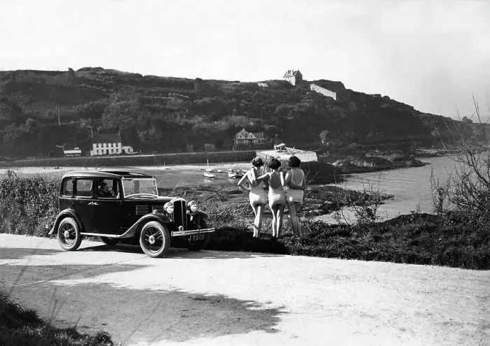 Framed Print : 1932 Standard Little Nine saloon at Royal Bay, Jersey Framed Print : 1932 Standard Little Nine saloon at Royal Bay, Jersey
