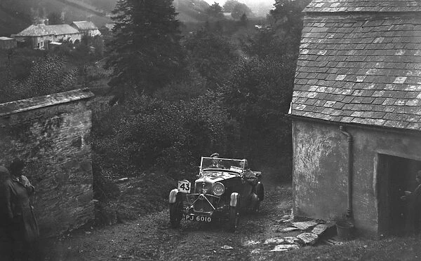 1932 Wolseley Hornet of N Tracey competing in the JCC Lynton Trial, 1932. Artist: Bill Brunell