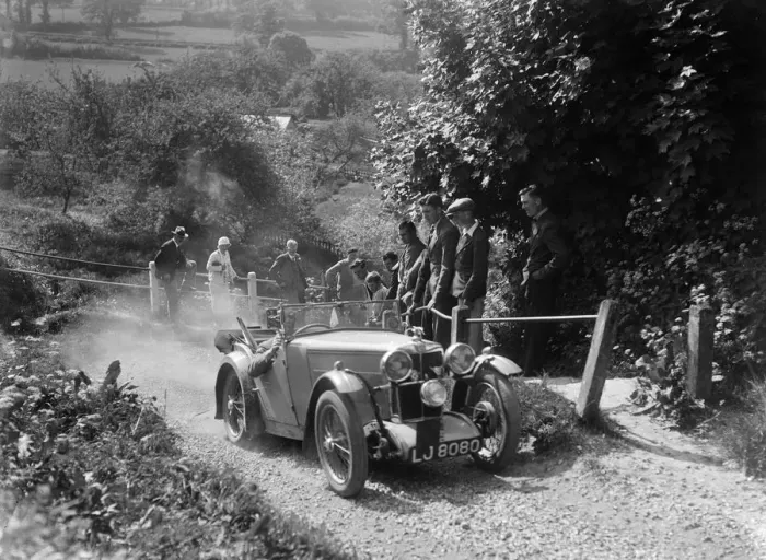Framed Print : 1933 MG J1 taking part in a West Hants Light Car Club Trial, Ibberton Hill, Dorset, 1930s Framed Print : 1933 MG J1 taking part in a West Hants Light Car Club Trial, Ibberton Hill, Dorset, 1930s