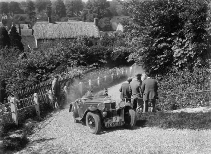 Framed Print : 1933 MG J2 taking part in a West Hants Light Car Club Trial, Ibberton Hill, Dorset, 1930s Framed Print : 1933 MG J2 taking part in a West Hants Light Car Club Trial, Ibberton Hill, Dorset, 1930s