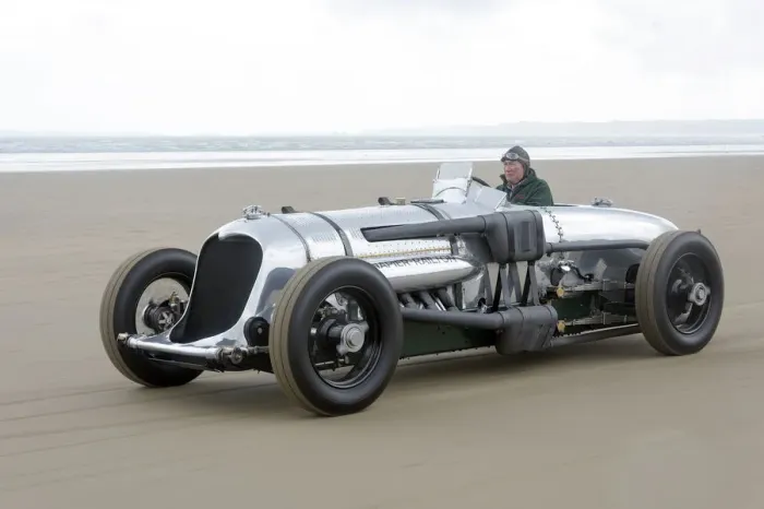 Framed Print : 1933 Napier Railton at Pendine Sands, July 2015. Creator: Unknown Framed Print : 1933 Napier Railton at Pendine Sands, July 2015. Creator: Unknown