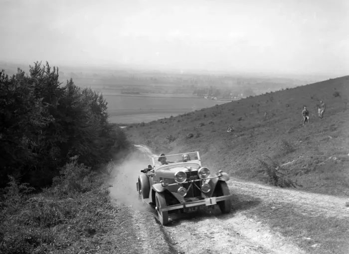 Framed Print : 1933 Talbot 105 2970 cc competing in a Talbot CC trial. Artist: Bill Brunell Framed Print : 1933 Talbot 105 2970 cc competing in a Talbot CC trial. Artist: Bill Brunell