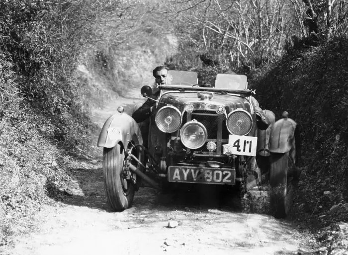 Framed Print : 1934 Aston Martin Le Mans, possibly a MK II, (1934?) Framed Print : 1934 Aston Martin Le Mans, possibly a MK II, (1934?)