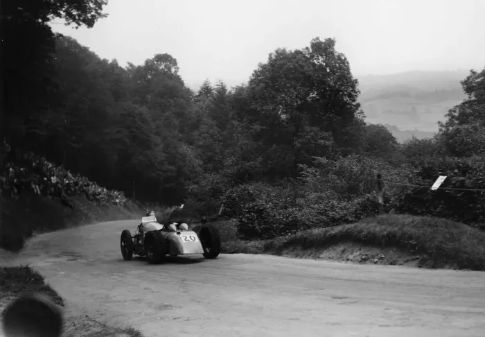 Framed Print : 1934 Dorcas Special on hill climb at Shelsley Walsh. Creator: Unknown