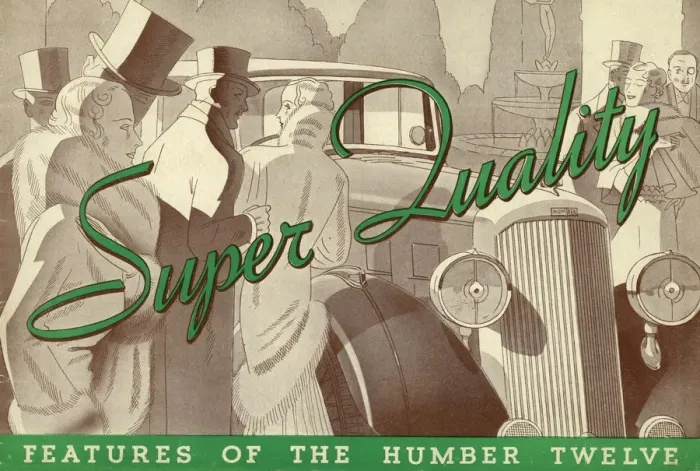 Framed Print : 1934 Humber Twelve sales brochure. Creator: Unknown Framed Print : 1934 Humber Twelve sales brochure. Creator: Unknown