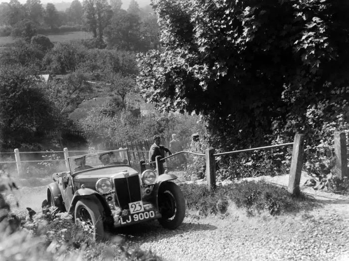 Framed Print : 1934 MG Magnette taking part in a West Hants Light Car Club Trial, Ibberton Hill, Dorset, 1930s Framed Print : 1934 MG Magnette taking part in a West Hants Light Car Club Trial, Ibberton Hill, Dorset, 1930s
