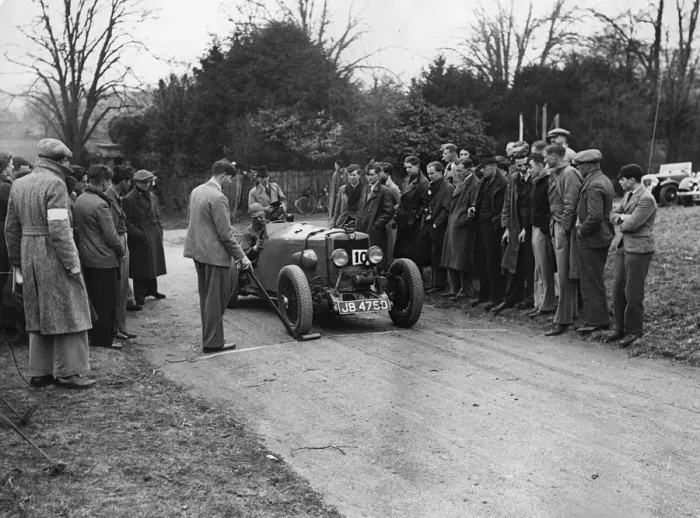 Framed Print : 1934 MG NE Magnette Type TT, Monkhouse. Creator: Unknown