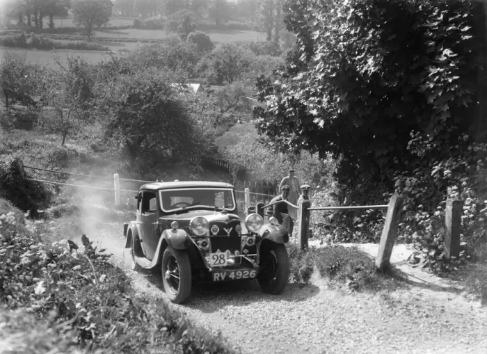 Framed Print : 1934 Riley Kestrel taking part in a West Hants Light Car Club Trial, Ibberton Hill, Dorset, 1930s Framed Print : 1934 Riley Kestrel taking part in a West Hants Light Car Club Trial, Ibberton Hill, Dorset, 1930s