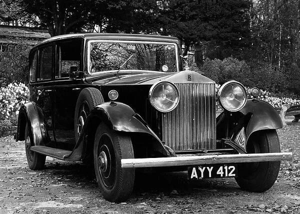 1934 Rolls-Royce 20  /  25 limousine with coachwork by Barker. Creator: Unknown