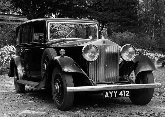 Framed Print : 1934 Rolls-Royce 20 / 25 limousine with coachwork by Barker. Creator: Unknown Framed Print : 1934 Rolls-Royce 20 / 25 limousine with coachwork by Barker. Creator: Unknown