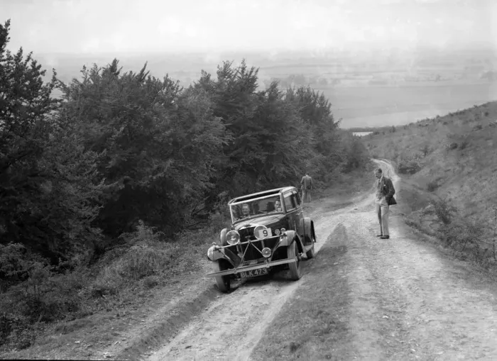 Framed Print : 1934 Talbot 75 2276 cc competing in a Talbot CC trial. Artist: Bill Brunell Framed Print : 1934 Talbot 75 2276 cc competing in a Talbot CC trial. Artist: Bill Brunell