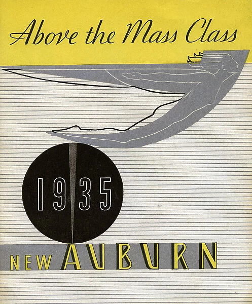 1935 Auburn Above the Mass Class sales brochure. Creator: Unknown