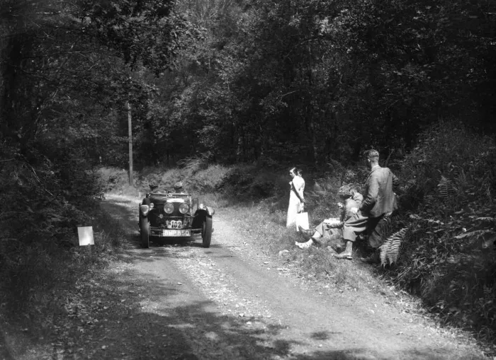 Framed Print : 1935 Frazer-Nash TT replica taking part in a motoring trial, late 1930s. Artist: Bill Brunell Framed Print : 1935 Frazer-Nash TT replica taking part in a motoring trial, late 1930s. Artist: Bill Brunell