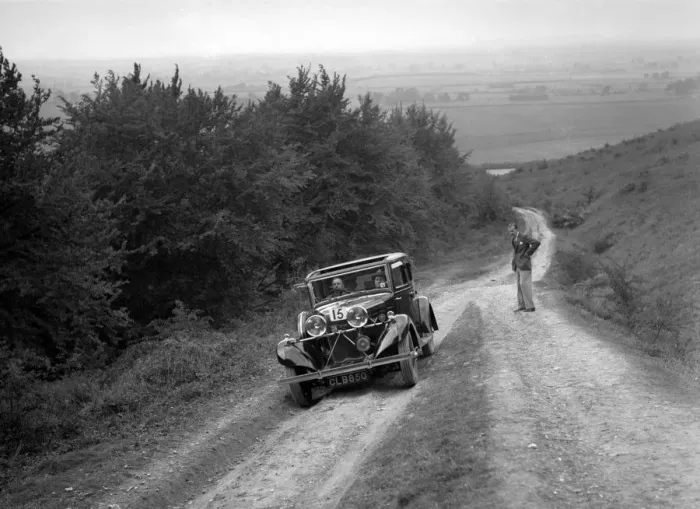 Framed Print : 1935 Talbot 75 2276 cc competing in a Talbot CC trial. Artist: Bill Brunell Framed Print : 1935 Talbot 75 2276 cc competing in a Talbot CC trial. Artist: Bill Brunell