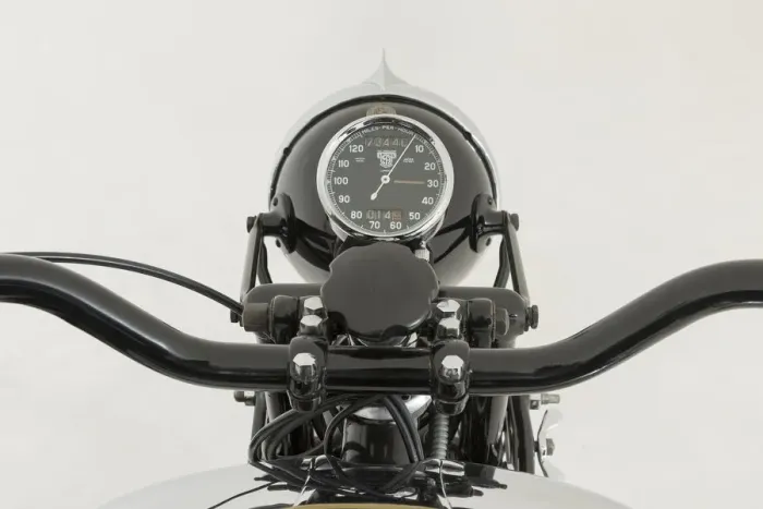 Framed Print : 1936 Brough Superior 11-50 Special Combination. Creator: Unknown Framed Print : 1936 Brough Superior 11-50 Special Combination. Creator: Unknown