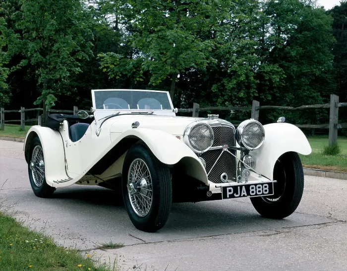 Framed Print : 1936 Jaguar SS100 Framed Print : 1936 Jaguar SS100