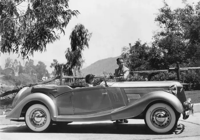 Framed Print : 1936 Jensen Ford V8 Model 68. Creator: Unknown Framed Print : 1936 Jensen Ford V8 Model 68. Creator: Unknown