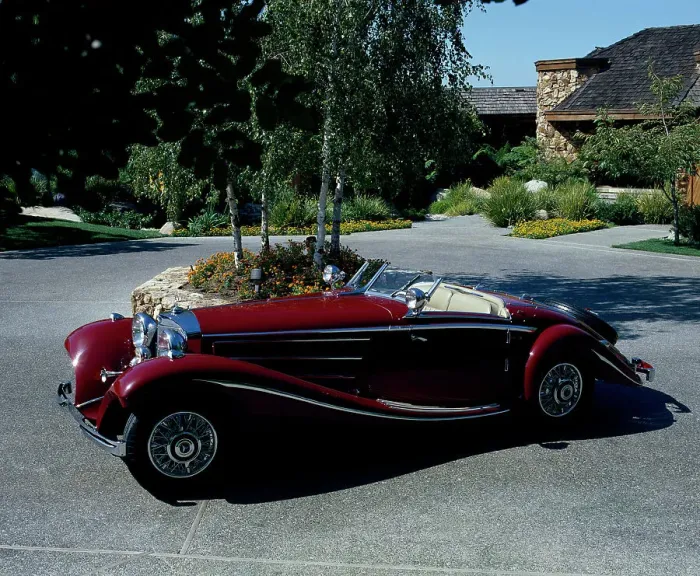 Framed Print : A 1936 Mercedes Benz 500K Roadster Framed Print : A 1936 Mercedes Benz 500K Roadster