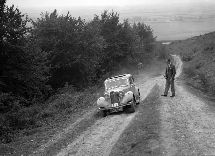 Framed Print : 1936 Talbot 10 1185 cc competing in a Talbot CC trial. Artist: Bill Brunell Framed Print : 1936 Talbot 10 1185 cc competing in a Talbot CC trial. Artist: Bill Brunell