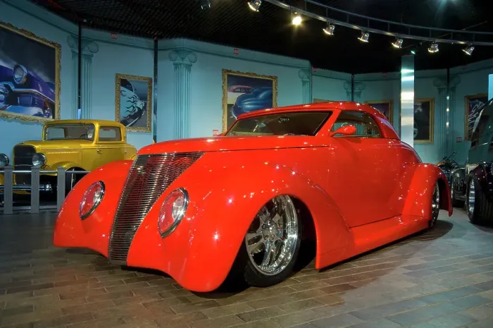 Framed Print : 1937 Ford Roadster Customised car Framed Print : 1937 Ford Roadster Customised car