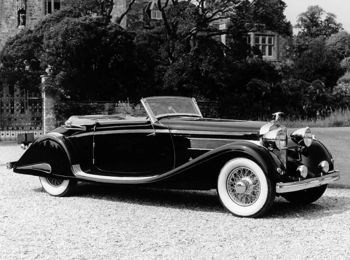 Framed Print : A 1937 Hispano-Suiza K6 car Framed Print : A 1937 Hispano-Suiza K6 car