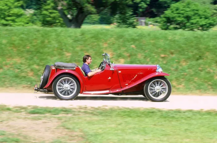 Framed Print : 1938 MG TA
