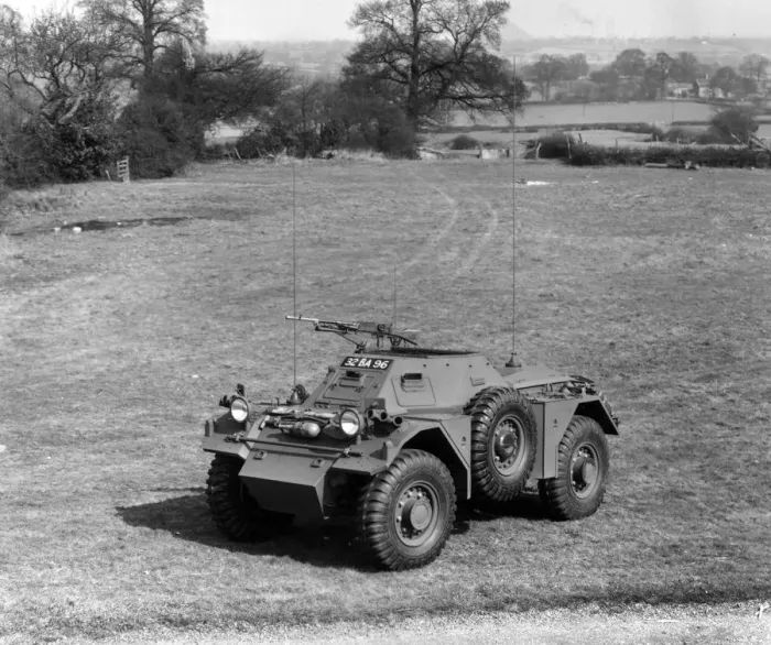Framed Print : 1941 Daimler Dingo armored Scout car. Creator: Unknown Framed Print : 1941 Daimler Dingo armored Scout car. Creator: Unknown