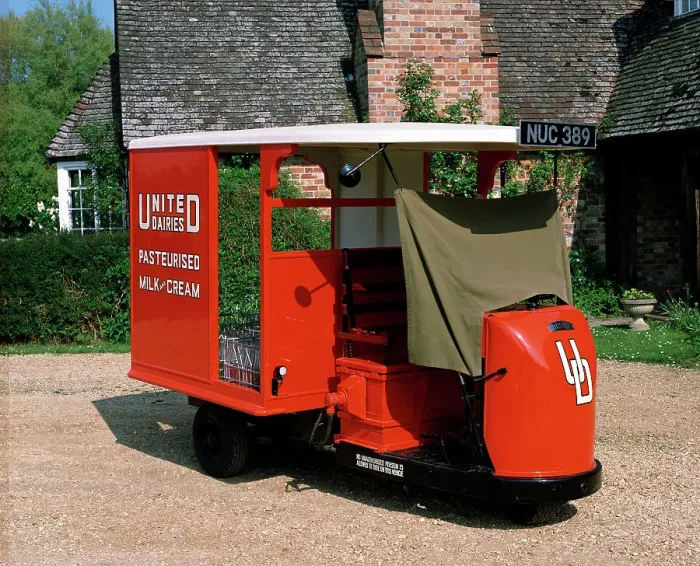 Framed Print : 1947 Brush Pony Electric Milk Float Framed Print : 1947 Brush Pony Electric Milk Float