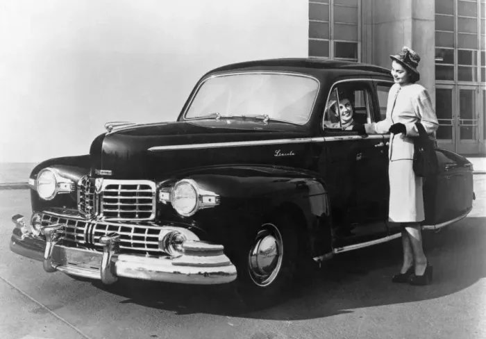Framed Print : 1948 Lincoln Coupe. Creator: Unknown Framed Print : 1948 Lincoln Coupe. Creator: Unknown