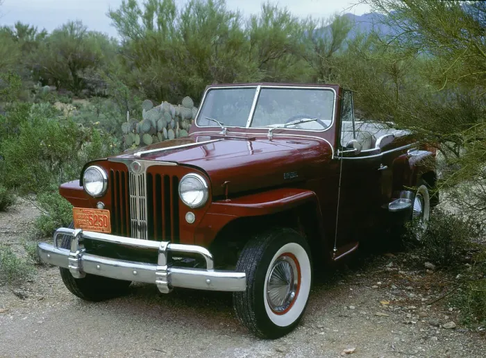 Framed Print : 1948 Willys Jeepster Framed Print : 1948 Willys Jeepster