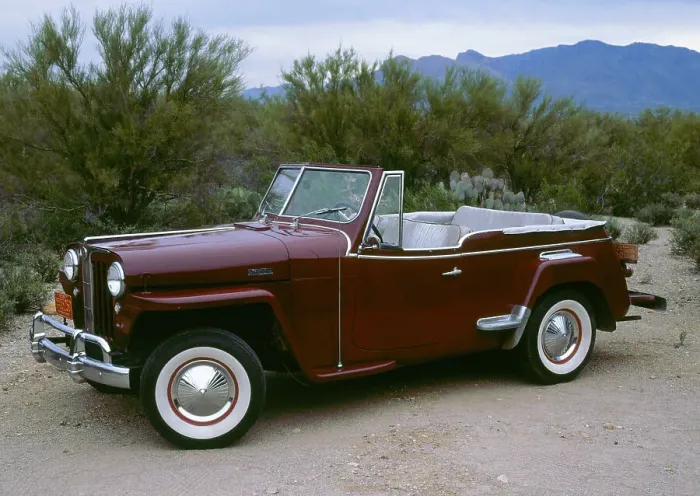 Framed Print : 1948 Willys Jeepster Framed Print : 1948 Willys Jeepster