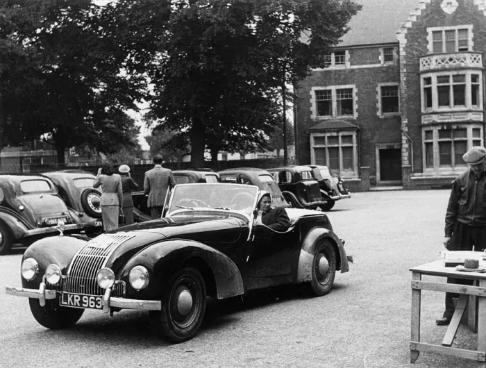 Framed Print : 1949 Allard L type Welsh Rally, 12th July 1952. Creator: Unknown Framed Print : 1949 Allard L type Welsh Rally, 12th July 1952. Creator: Unknown
