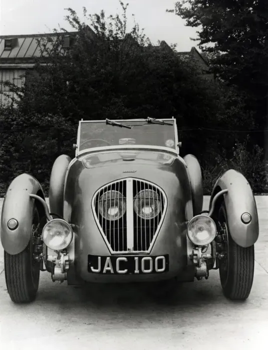 Framed Print : 1949 Healey Silverstone. Creator: Unknown Framed Print : 1949 Healey Silverstone. Creator: Unknown