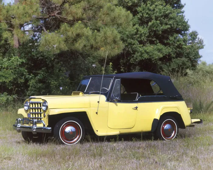 Framed Print : 1950 Jeepster. Creator: Unknown Framed Print : 1950 Jeepster. Creator: Unknown